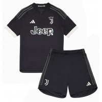 Juventus Tredje Tröja Barn 2023-24 Kortärmad (+ Korta byxor)